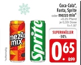 Coca-Cola, Fanta, Sprite oder mezzo mix Angebote von Coca-Cola, Fanta, Sprite, mezzo mix bei EDEKA Gauting für 0,65 €