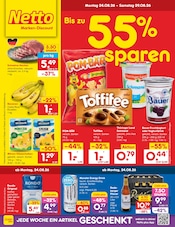 Netto Marken-Discount Discounter Prospekt der aktuellen Woche mit 66 Seiten, gültig von 24.08.2026 bis 29.08.2026, in Holthusen und Umgebung Aktueller Netto Marken-Discount Discounter Prospekt in Holthusen und Umgebung, "Aktuelle Angebote" mit 66 Seiten, 24.08.2026 - 29.08.2026