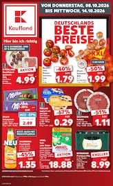 Kaufland Supermarkt Prospekt der aktuellen Woche mit 70 Seiten, gültig von 08.10.2026 bis 14.10.2026, in Oberhausen-Rheinhausen und Umgebung Aktueller Kaufland Supermarkt Prospekt in Oberhausen-Rheinhausen und Umgebung, "Hier bin ich richtig" mit 70 Seiten, 08.10.2026 - 14.10.2026