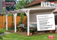 Terrassenüberdachung 'summer', kesseldruckimprägniert bei BAUHAUS in Aachen Terrassenüberdachung 'summer', kesseldruckimprägniert im Angebot bei BAUHAUS Aachen