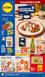 Promos Vin dans le catalogue "DESTINATION GOURMANDE" de Lidl Vin en promo dans le catalogue Lidl à la page 1