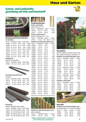 Holzpalisade Angebote im Prospekt "Holz- & Baukatalog 2023/24" von Holz Possling auf Seite 81
