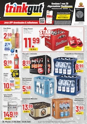 Trinkgut GetrĂ€nkemarkt Prospekt der aktuellen Woche mit 6 Seiten, gĂŒltig von 23.06.2025 bis 28.06.2025, in Gevelsberg und Umgebung Aktueller Trinkgut GetrĂ€nkemarkt Prospekt in Gevelsberg und Umgebung, "Aktuelle Angebote" mit 6 Seiten, 23.06.2025 - 28.06.2025
