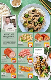 REWE Grobe Bratwurst im Prospekt 