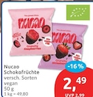 Schokofrüchte von Nucao im aktuellen budni Prospekt