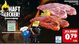 Schweinekammsteaks für 0,79 € bei Marktkauf im Angebot Schweinekammsteaks im aktuellen Marktkauf Prospekt