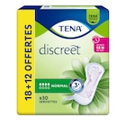 Protection hygiénique pour fuites urinaires - TENA DISCREET en promo chez Carrefour Protection hygiénique pour fuites urinaires - TENA DISCREET dans le catalogue Carrefour