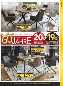 Fernsehsessel im BRAUN Möbel-Center Prospekt "Wir feiern Jubiläum!" mit 28 Seiten (Freiburg (Breisgau))