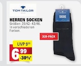 Herren Socken Angebote von Tom Tailor bei E center Mannheim für 6,99 €