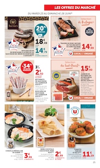 Promotion Surimi dans le prospectus Super U, valable du 23/06/2026 au 05/07/2026 Promo Surimi dans le catalogue Super U du moment à la page 25