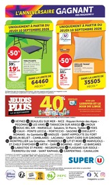 Promos Table De Jardin dans le catalogue "SUPER U" de Super U Table De Jardin en promo dans le catalogue Super U à la page 36