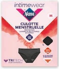 Culotte menstruelle hipster lavable - Nana en promo chez U Express Culotte menstruelle hipster lavable - Nana dans le catalogue U Express