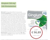 Gingium 120 mg bei LINDA im Fürstenfeldbruck Prospekt für 96,89 €