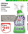 Reiniger Angebote von Cillit Bang bei GLOBUS Trier für 2,49 €