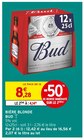 Bière Blonde - Bud en promo chez Intermarché Bière Blonde - Bud dans le catalogue Intermarché