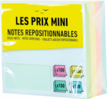 400 notes repositionnables pastel - Bureau Vallée à Montpellier 400 notes repositionnables pastel en promo chez Bureau Vallée Montpellier à 1,29 €