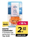 Lachsforelle Angebote von NAVITO bei Netto mit dem Scottie Elmshorn für 2,49 €