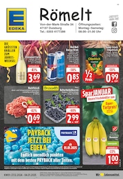 EDEKA Prospekt für Duisburg: "Aktuelle Angebote", 24 Seiten, 27.12.2024 - 04.01.2025