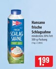Hansano frische Schlagsahne im Angebot bei famila Nordost in Gifhorn Hansano frische Schlagsahne Angebote bei famila Nordost Gifhorn für 1,99 €