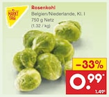 Netto Marken-Discount - Rosenkohl Angebot im Prospekt Rosenkohl bei Netto Marken-Discount im Prospekt "" für 0,99 €
