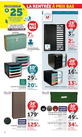 Promos Armoire dans le catalogue "LES PRIX BAS Spécial rentrée" de Hyper U Armoire en promo dans le catalogue Hyper U à la page 30