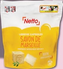 Lessive Capsules Savon de Marseille X30 - NETTO en promo chez Netto Boulogne-Billancourt à 1,83 €