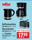 Aktuelle Kaffeevollautomat Angebote bei famila Nordost in Lübeck Aktuelles WKM Kaffeemaschine KM-900.1C Angebot bei famila Nordost in Lübeck ab 17,99 €