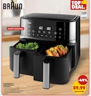 Doppelkammer-Heißluftfritteuse TD03001BK von Braun im aktuellen Penny Prospekt für 89,99 €
