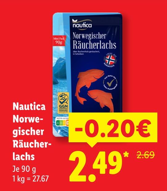 Norwegischer Räucherlachs