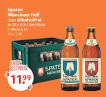 Münchner Hell im V-Markt Prospekt Münchner Hell von Spaten im aktuellen V-Markt Prospekt für 11,99 €