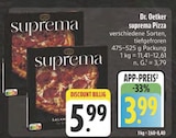 suprema Pizza Angebote von Dr. Oetker bei E center Freital für 3,99 €