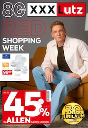 XXXLutz Möbelhäuser Prospekt: "RED SHOPPING WEEK", 20 Seiten, 29.09.2025 - 12.10.2025