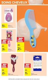 Prix et réduction Accessoires cheveux dans le prospectus Carrefour en cours Offre Accessoires cheveux dans le catalogue Carrefour du moment à la page 17