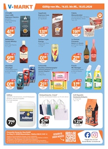Kaffee im V-Markt Prospekt "V-Markt einfach besser einkaufen" mit 26 Seiten (Augsburg)