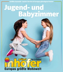 Möbel Inhofer Prospekt für Senden mit 14 Seiten Möbel Inhofer Prospekt für Senden: "Jugend- und Babyzimmer", 14 Seiten, 10.06.2022 - 02.07.2022