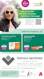 mea - meine apotheke Prospekt für Tuttlingen: "Unsere Juli-Angebote", 4 Seiten, 01.07.2025 - 31.07.2025