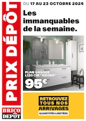 Prospectus Brico Dépôt à Luisant, "Les immanquables de la semaine", 1 page de promos valables du 17/10/2024 au 23/10/2024