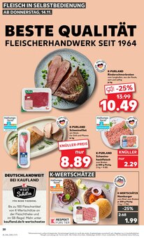 Hackfleisch im Kaufland Prospekt "Aktuelle Angebote" mit 64 Seiten (Mannheim)