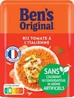 Riz Micro Ondable Tomate à l'Italienne - BEN'S ORIGINAL en promo chez Intermarché Pau à 2,74 €