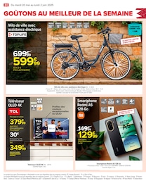 Offre Vélo Électrique dans le catalogue Carrefour du moment à la page 86