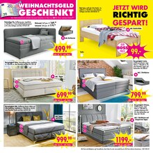 Bett im aktuellen SB Möbel Boss Prospekt (Braunschweig) Bett im SB Möbel Boss Prospekt "WEIHNACHTSGELD GESCHENKT" mit 12 Seiten (Braunschweig)
