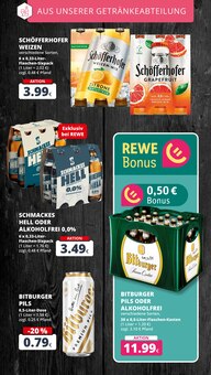 Bier im REWE Prospekt "Dein Markt" mit 24 Seiten (Erftstadt)
