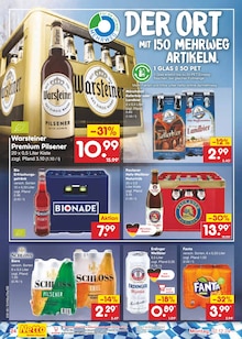 Bier im Netto Marken-Discount Prospekt "Aktuelle Angebote" mit 63 Seiten (Landshut)