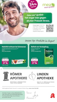 Aktueller mea - meine apotheke Prospekt "Unsere August-Angebote" Aktueller mea - meine apotheke Prospekt