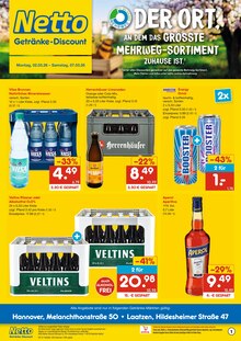 Cola im Netto Marken-Discount Prospekt "DER ORT, AN DEM DU IMMER AUSGEZEICHNETE PREISE FINDEST." mit 6 Seiten (Langenhagen)