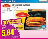 Promo 4 Potatoes Burgers à 5,84 € dans le catalogue Norma à Liverdun