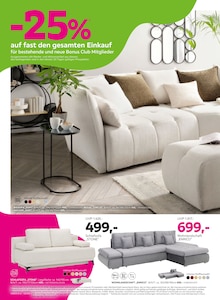 Sofa im mömax Prospekt "25% auf fast den gesamten Einkauf" mit 16 Seiten (Heilbronn)
