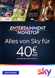 Filme Angebote im Prospekt "ENTERTAINMENT NONSTOP" von Sky auf Seite 1