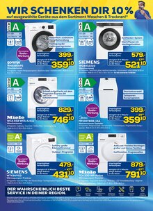 Waschmaschine im EURONICS Prospekt "GENAU RICHTIG. BESTE DEALS ZUM JAHRESSTART." mit 14 Seiten (Gronau (Westfalen))