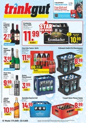 Trinkgut Getränkemärkte Prospekt der aktuellen Woche mit 6 Seiten, gültig von 17.11.2025 bis 22.11.2025, in Vallendar und Umgebung Aktueller Trinkgut Getränkemärkte Prospekt in Vallendar und Umgebung, "Aktuelle Angebote" mit 6 Seiten, 17.11.2025 - 22.11.2025